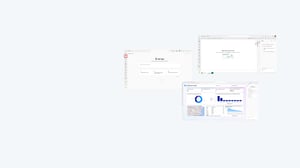 Bannière abstraite dun réseau CRM moderne (4)